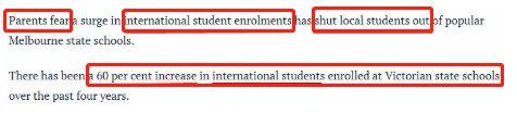 What ?! 维州教育部突发宣布：州内公立学校立即停止招收海外学生！申请到墨尔本的留学生怎么办？！